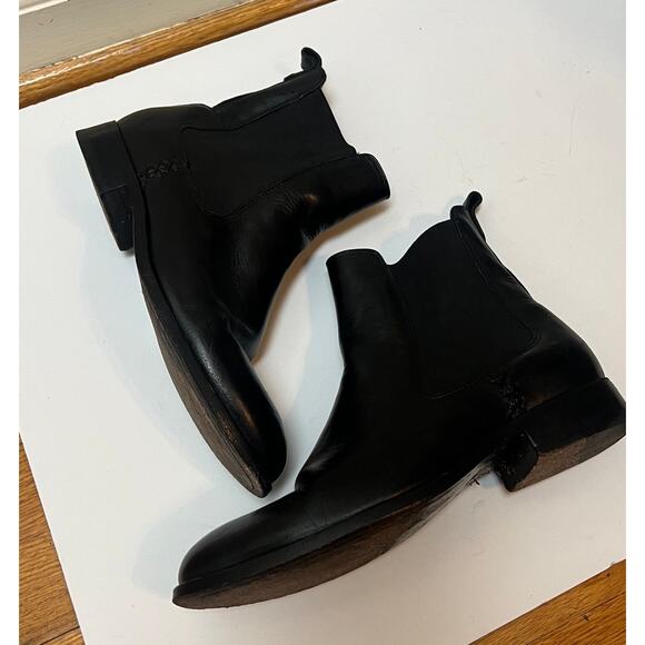 Frye Black Melissa Double Sole Chelsea Boots Women's Sz. 8 - Picture 3 of 10